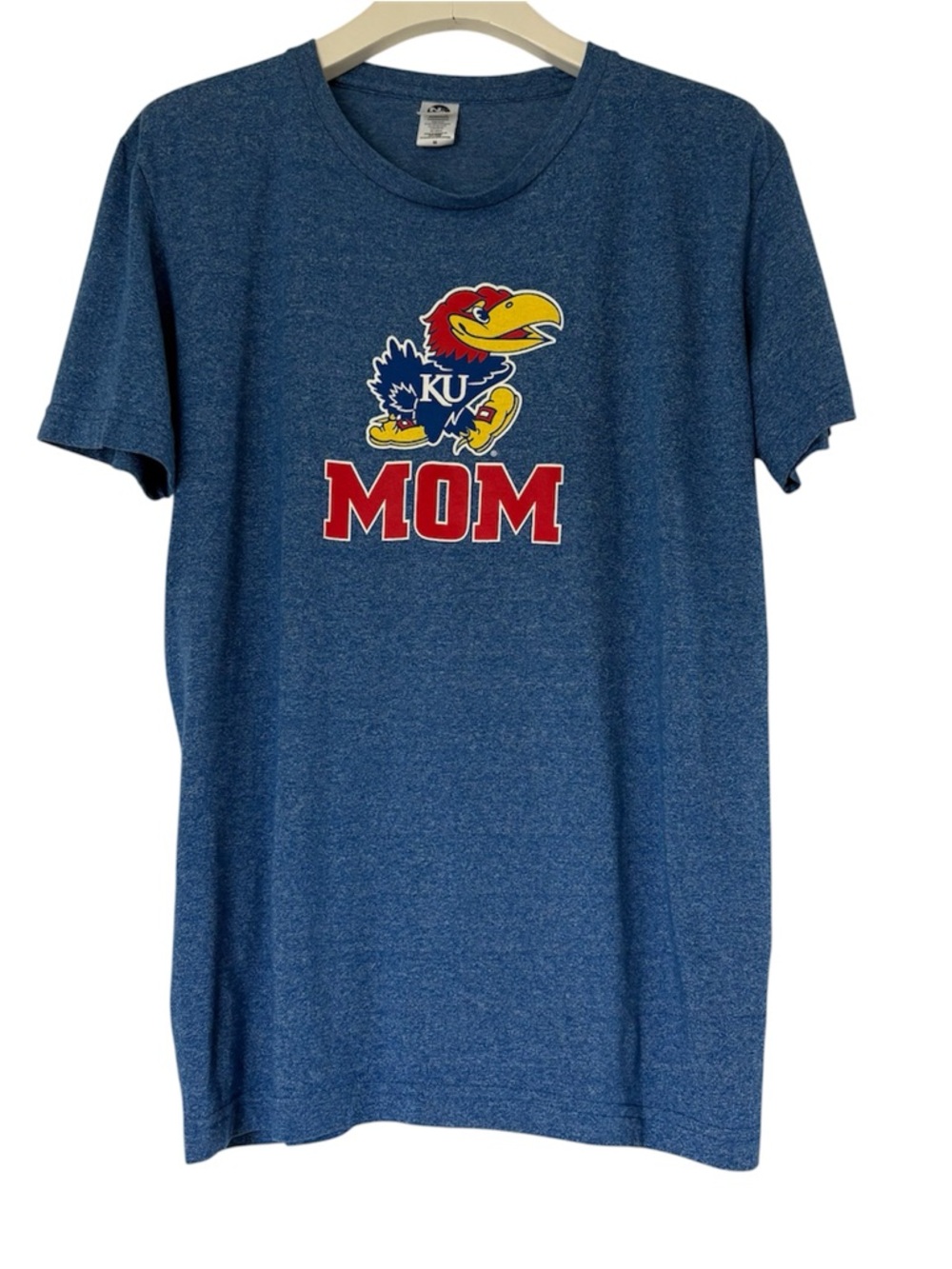 Kansas University Mom Graphic T-Shirt - Size Medium